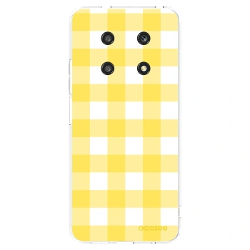 Picasee silikonowe przeźroczyste etui na Honor Magic4 Lite 5G - Gride lemon