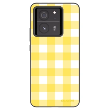 Picasee silikonowe czarne etui na Xiaomi 13T - Gride lemon