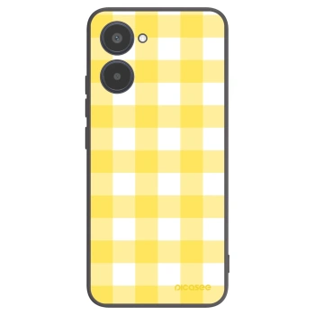Picasee silikonowe czarne etui na Realme 10 4G - Gride lemon