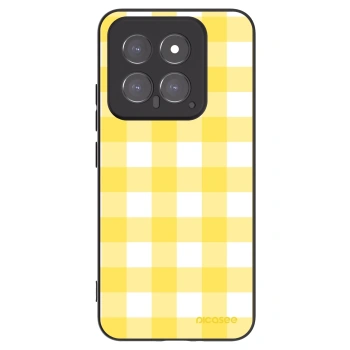 Picasee silikonowe czarne etui na Xiaomi 14 - Gride lemon