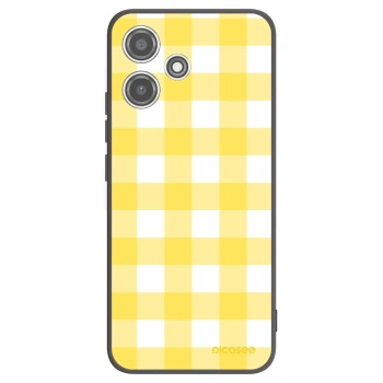 Picasee silikonowe czarne etui na Xiaomi Redmi 12 5G - Gride lemon