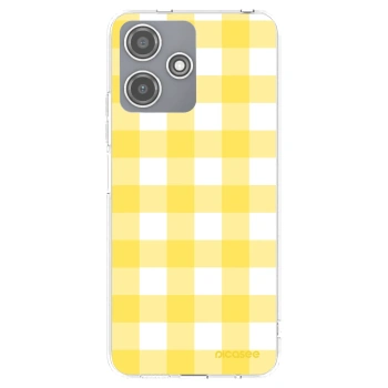 Picasee silikonowe przeźroczyste etui na Xiaomi Redmi 12 5G - Gride lemon
