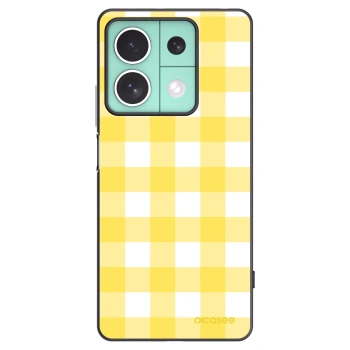 Picasee silikonowe czarne etui na Xiaomi Redmi Note 13 5G - Gride lemon