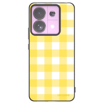 Picasee silikonowe czarne etui na Xiaomi Redmi Note 13 Pro 5G - Gride lemon