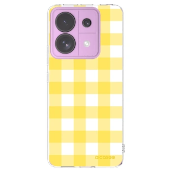 Picasee silikonowe przeźroczyste etui na Xiaomi Redmi Note 13 Pro 5G - Gride lemon