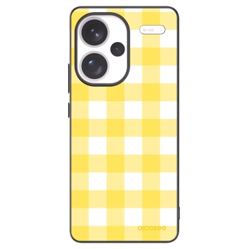 Picasee silikonowe czarne etui na Xiaomi Redmi Note 13 Pro+ 5G - Gride lemon