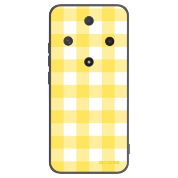 Picasee silikonowe czarne etui na Honor Magic6 Lite 5G - Gride lemon