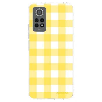 Picasee silikonowe przeźroczyste etui na Xiaomi Redmi Note 12 Pro 4G - Gride lemon