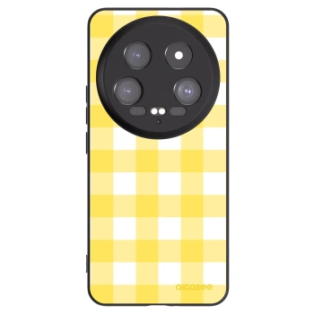 Picasee silikonowe czarne etui na Xiaomi 14 Ultra - Gride lemon