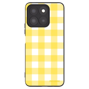 Picasee silikonowe czarne etui na Honor X8b - Gride lemon