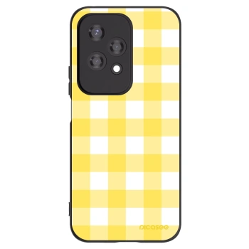 Picasee silikonowe czarne etui na Honor 200 Lite - Gride lemon