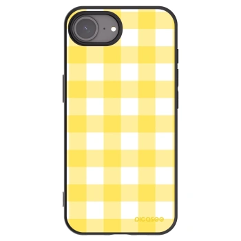 Picasee silikonowe czarne etui na Apple iPhone 16e - Gride lemon
