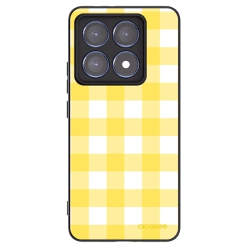 Picasee silikonowe czarne etui na Xiaomi 14T Pro - Gride lemon