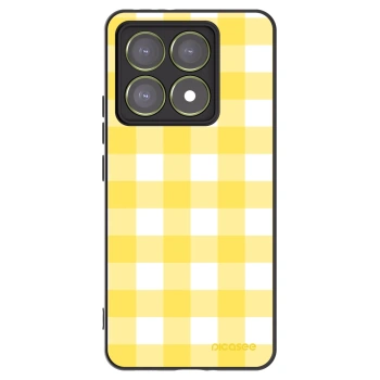 Picasee silikonowe czarne etui na Xiaomi 14T - Gride lemon