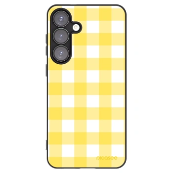 Picasee silikonowe czarne etui na Samsung Galaxy S25+ 5G - Gride lemon