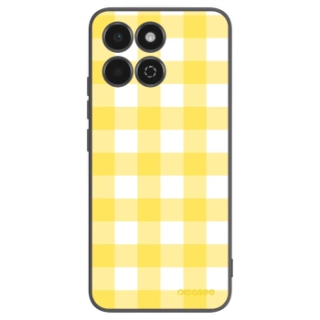 Picasee silikonowe czarne etui na Honor 200 Smart 5G - Gride lemon