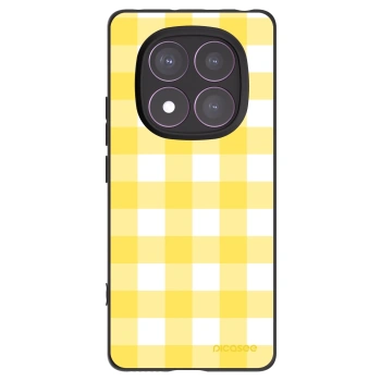 Picasee silikonowe czarne etui na Xiaomi Redmi Note 14 Pro 4G - Gride lemon