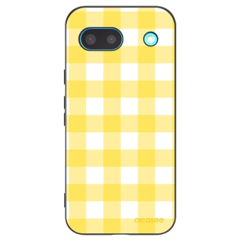 Picasee silikonowe czarne etui na Google Pixel 8a - Gride lemon