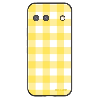 Picasee silikonowe czarne etui na Google Pixel 9 - Gride lemon