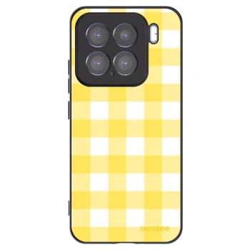 Picasee silikonowe czarne etui na Xiaomi 15 - Gride lemon