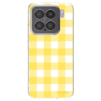 Picasee silikonowe przeźroczyste etui na Xiaomi 15 - Gride lemon
