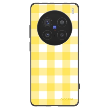 Picasee silikonowe czarne etui na Vivo X200 Pro - Gride lemon