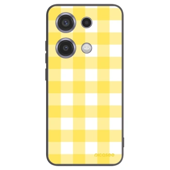 Picasee silikonowe czarne etui na Xiaomi Redmi Note 14S - Gride lemon