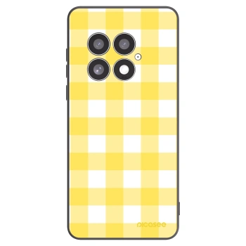 Picasee silikonowe czarne etui na OnePlus 13 5G - Gride lemon