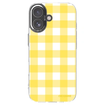 Picasee silikonowe przeźroczyste etui na Apple iPhone 17 - Gride lemon
