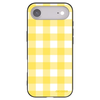 Picasee silikonowe czarne etui na Apple iPhone Air - Gride lemon