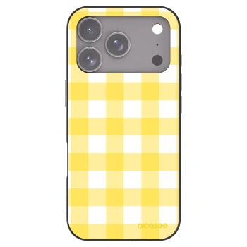 Picasee silikonowe czarne etui na Apple iPhone 17 Pro - Gride lemon