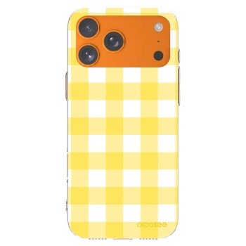 Picasee silikonowe przeźroczyste etui na Apple iPhone 17 Pro Max - Gride lemon