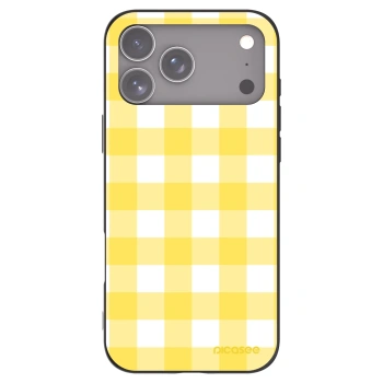 Picasee silikonowe czarne etui na Apple iPhone 17 Pro Max - Gride lemon