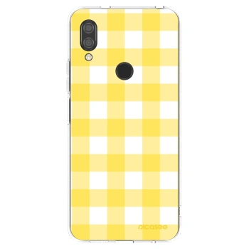 Picasee silikonowe przeźroczyste etui na Xiaomi Redmi 7 - Gride lemon