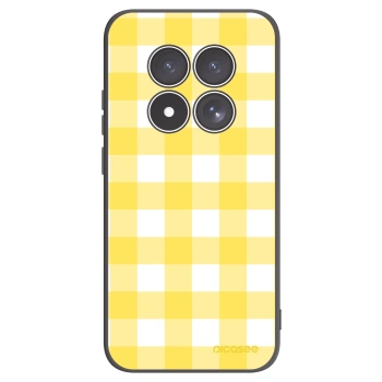 Picasee silikonowe czarne etui na Xiaomi Redmi Note 15 Pro 4G - Gride lemon