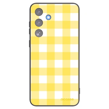 Picasee silikonowe czarne etui na Samsung Galaxy S25 FE 5G - Gride lemon