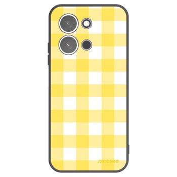 Picasee silikonowe czarne etui na Xiaomi Redmi 15C 5G - Gride lemon