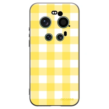 Picasee silikonowe czarne etui na Xiaomi 17 Ultra - Gride lemon