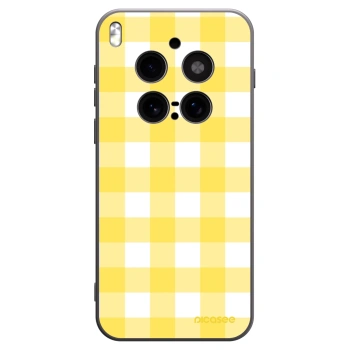Picasee silikonowe czarne etui na Vivo X300 Pro - Gride lemon