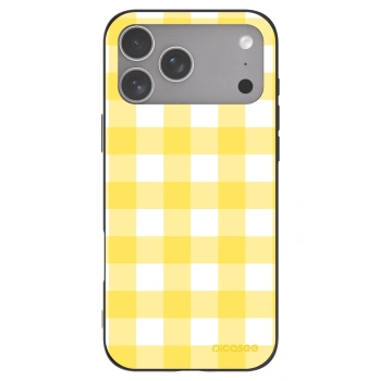 Picasee silikonowe czarne etui na Apple iPhone 18 Pro Max - Gride lemon