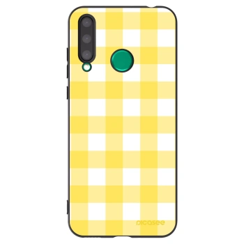 Picasee silikonowe czarne etui na Honor 20 Lite - Gride lemon
