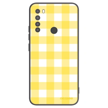 Picasee silikonowe czarne etui na Xiaomi Redmi Note 8 - Gride lemon