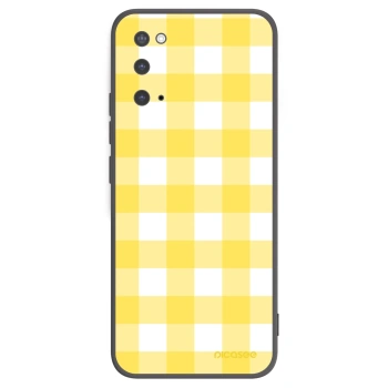 Picasee silikonowe czarne etui na Samsung Galaxy S20 G980F - Gride lemon
