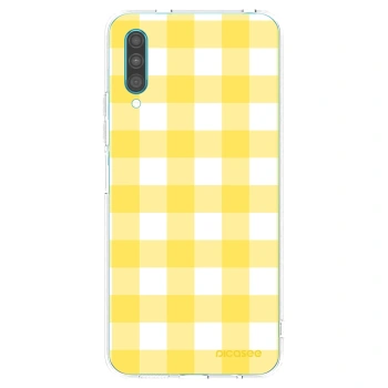 Picasee silikonowe przeźroczyste etui na Samsung Galaxy A30s A307F - Gride lemon