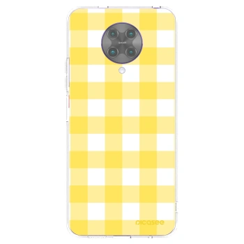 Picasee silikonowe przeźroczyste etui na Xiaomi Poco F2 Pro - Gride lemon