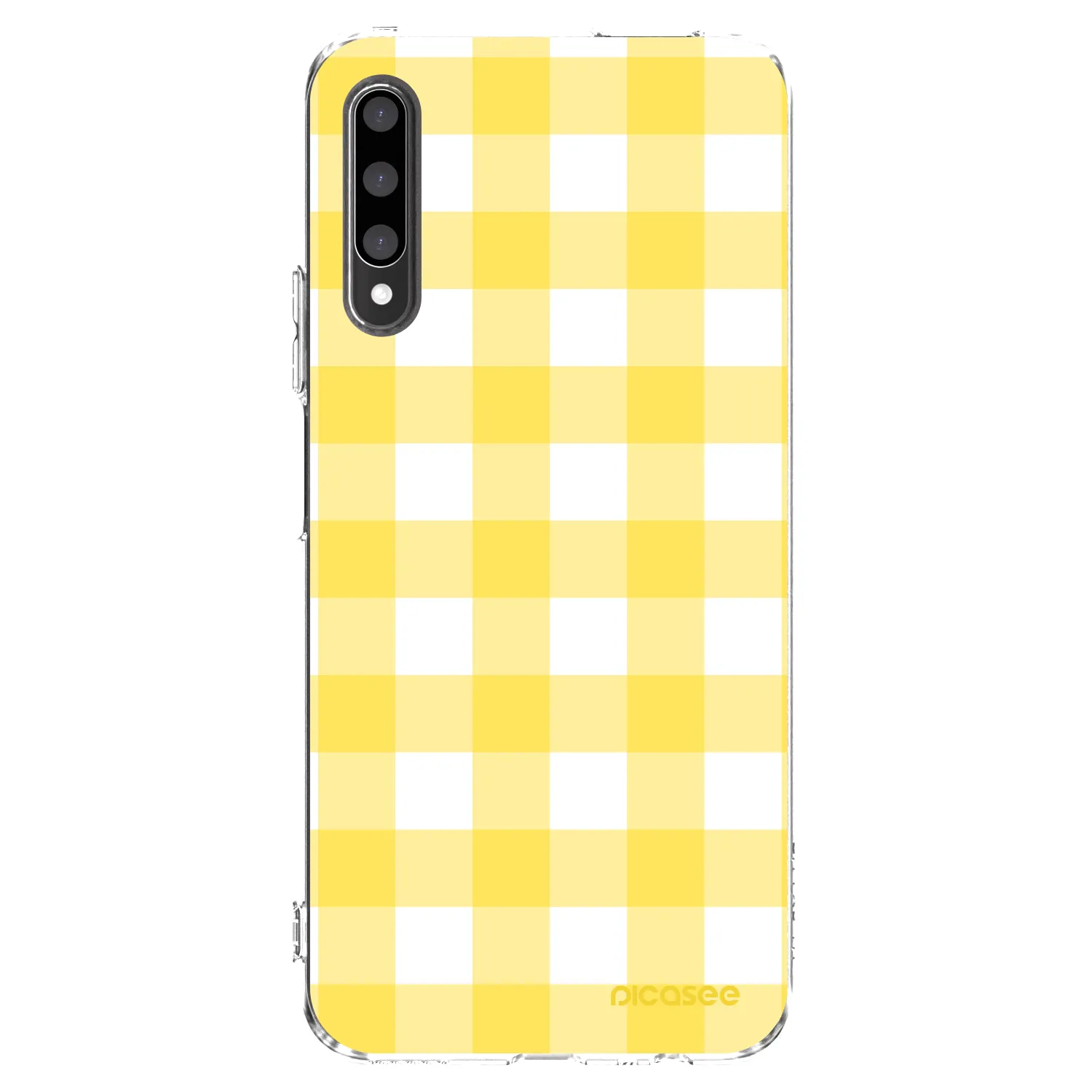 Picasee silikonowe przeźroczyste etui na Honor 9X Pro - Gride lemon