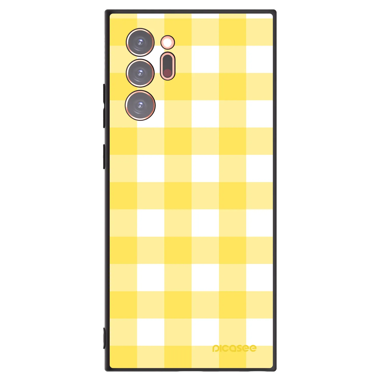 Picasee silikonowe czarne etui na Samsung Galaxy Note 20 Ultra - Gride lemon