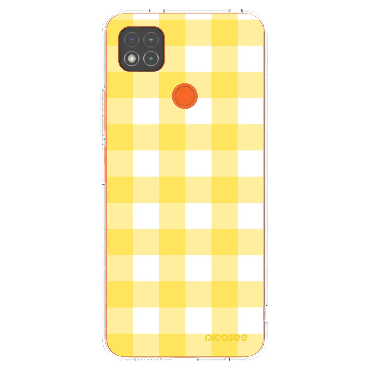 Picasee silikonowe przeźroczyste etui na Xiaomi Redmi 9C - Gride lemon