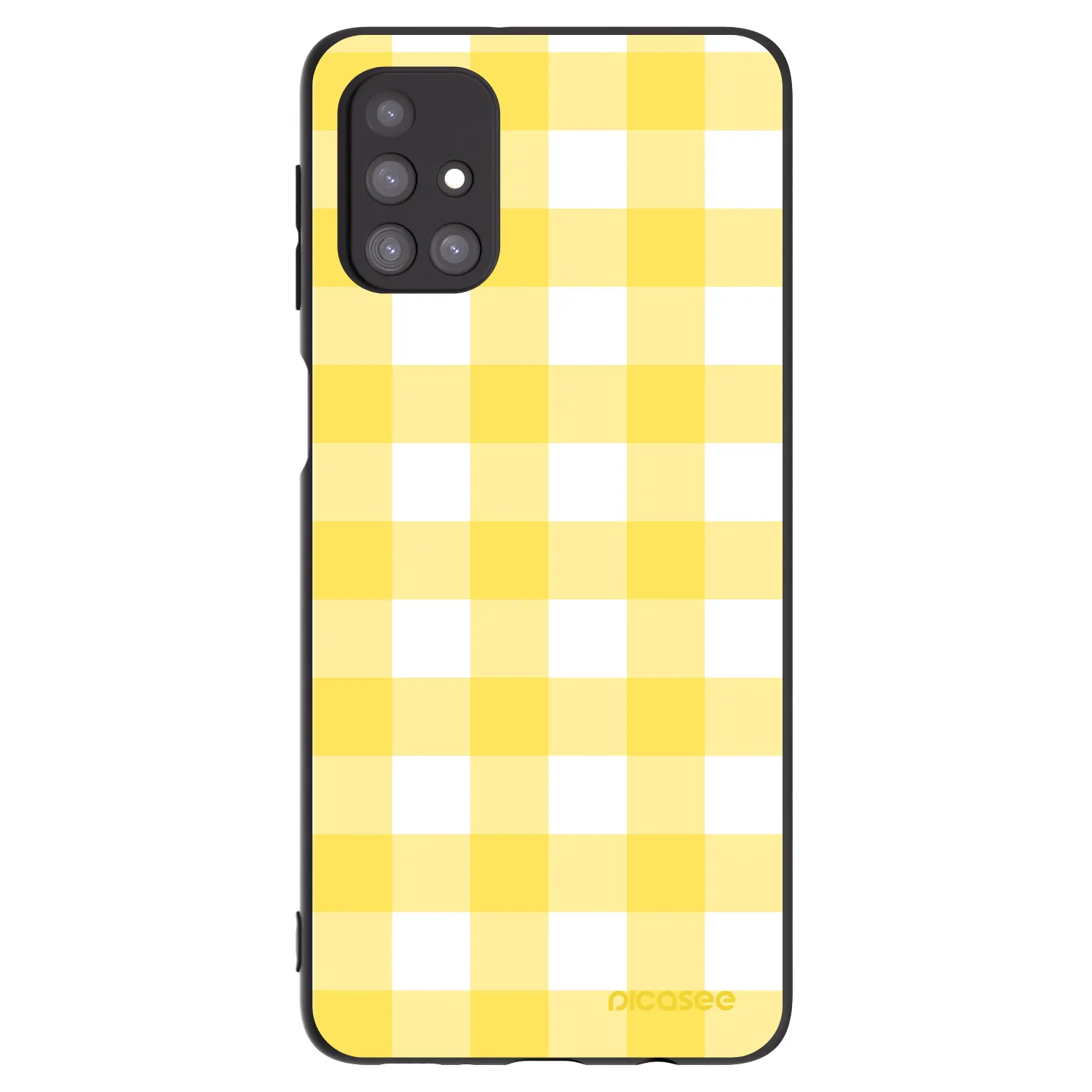 Picasee silikonowe czarne etui na Samsung Galaxy M31s - Gride lemon