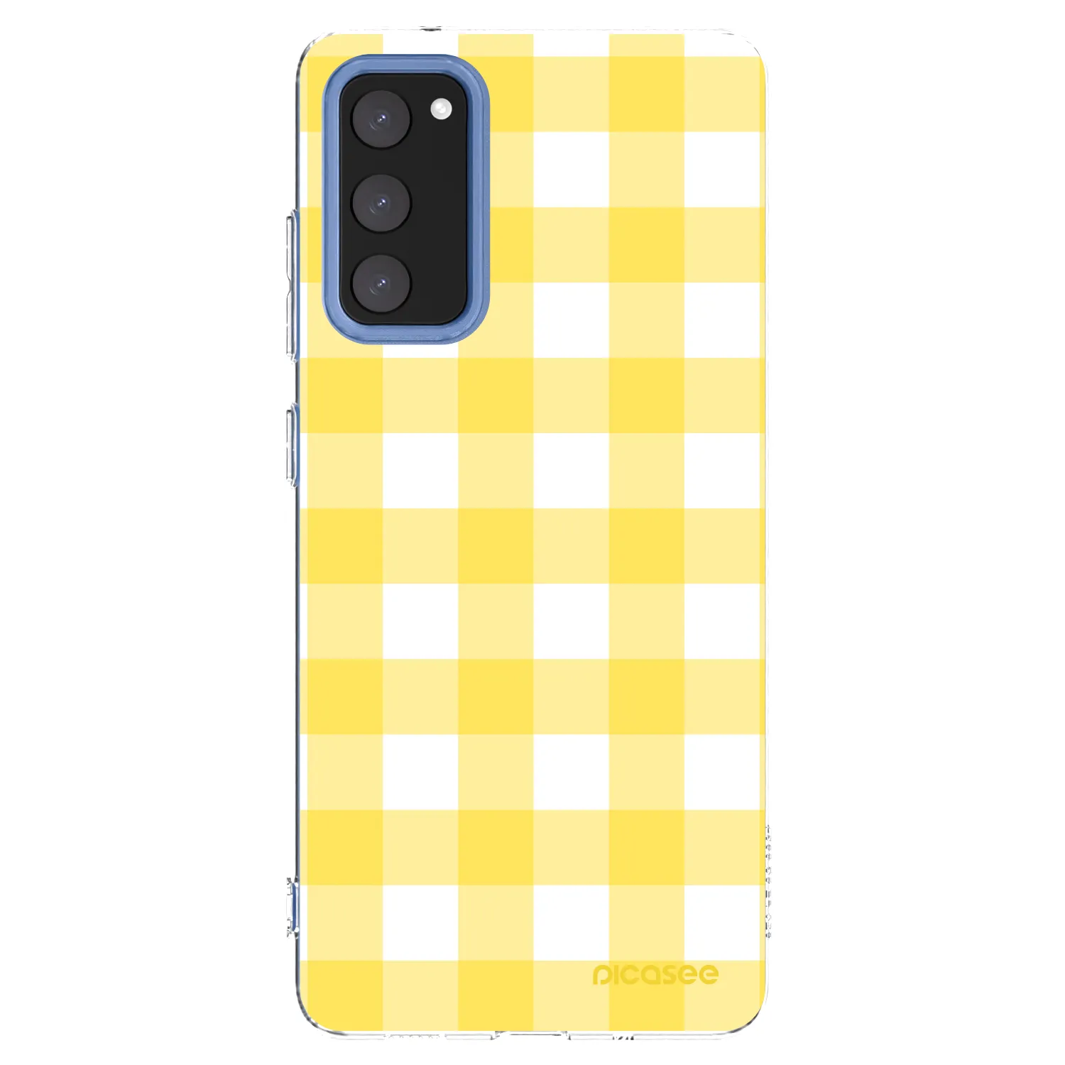 Picasee silikonowe przeźroczyste etui na Samsung Galaxy S20 FE - Gride lemon